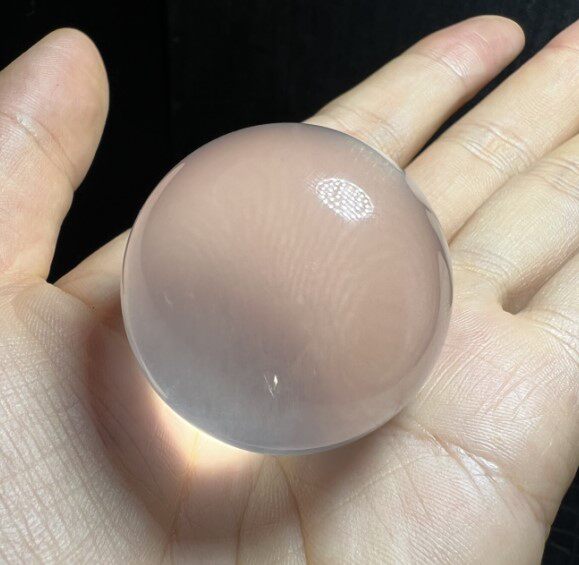 천연 화이트 크리스탈 볼 밀크 화이트 크리스탈 아이스 크리스탈 볼