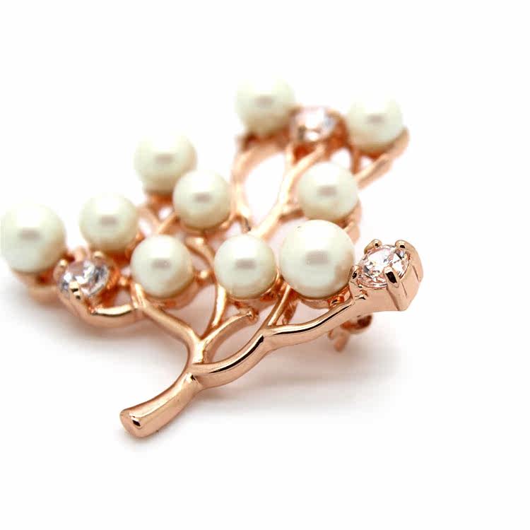 Broche femme en Zircon diamant - Ref 1177254 Image 3