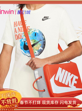 Nike Shoebox 耐克经典大Logo鞋盒包手提单肩斜挎收纳鞋包 DA7337