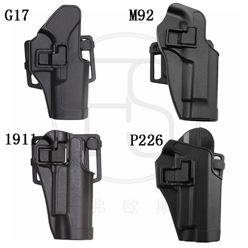 正品战术快拔手枪套M1911.M92.P226.USP.格洛克G17塑料大腿套腰套