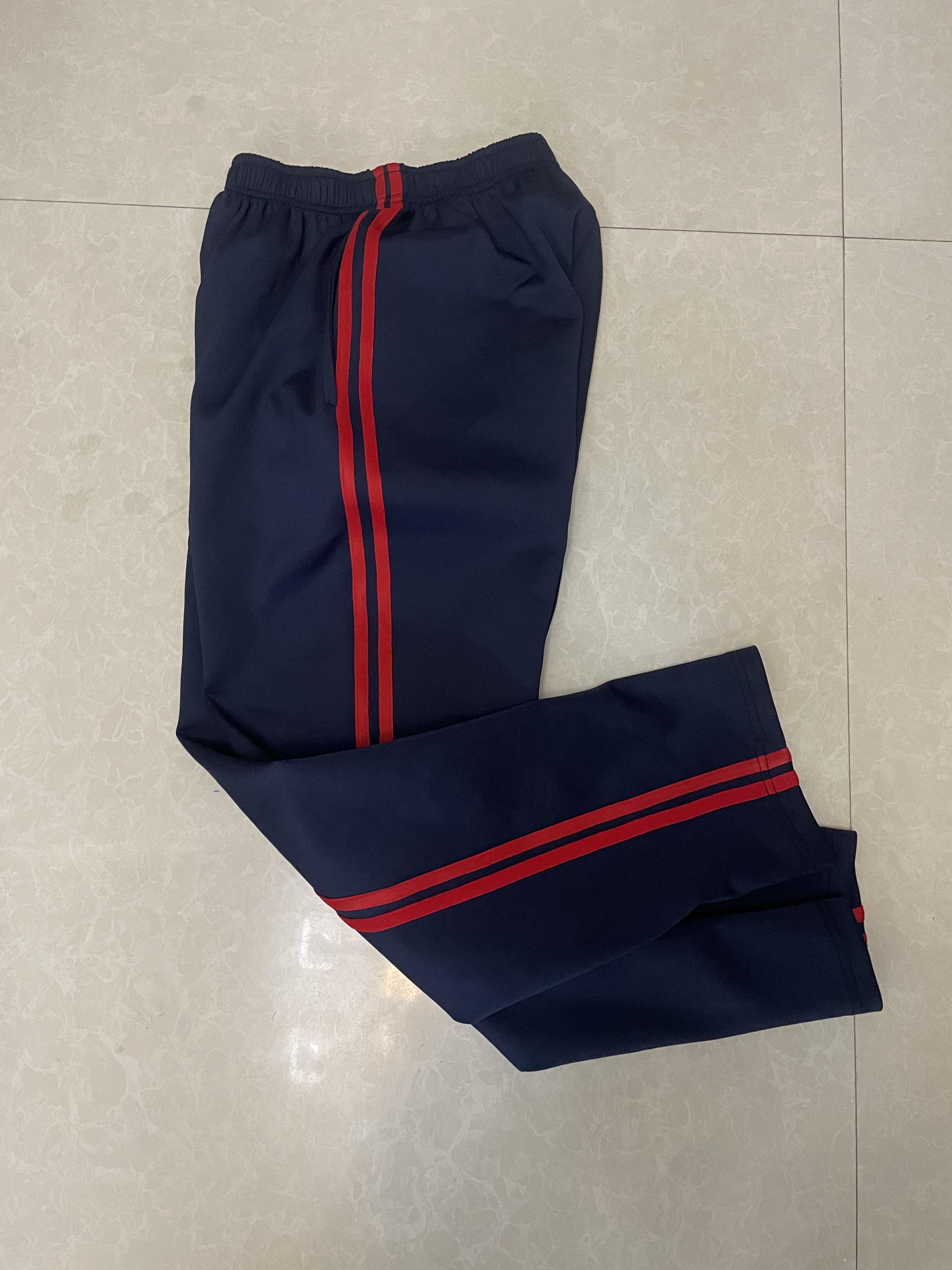 小学校服裤子藏蓝色黑色支持来图定制纯棉涤纶加绒裤子初中校服