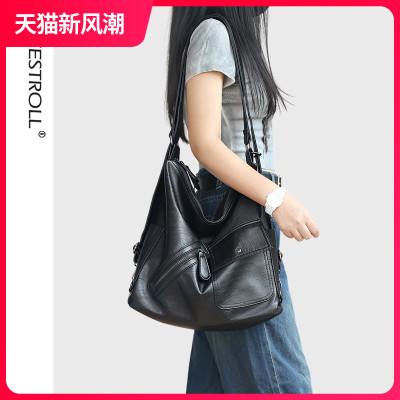 自由漫步多功能托特包机车包大包