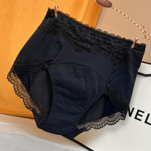 收腹 高腰透气姨妈经期防侧漏纯棉裆抑菌安全裤 生理内裤 女2025新款