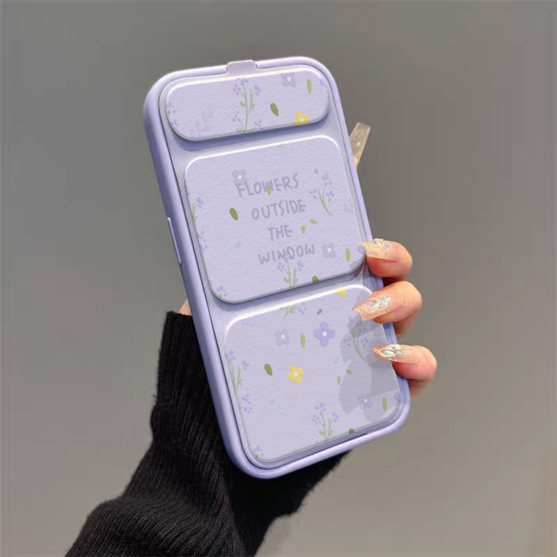 日韩ins碎花磁吸翻盖皮套适用苹果17Pro手机壳iPhone16max11手机壳iPhone15小米14华为mate80pura70小众13/12