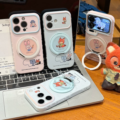 情侣朱迪尼克支架新款适用苹果18pro手机壳iPhone17max13小米15华为mate80pura70K90reno16note14荣耀600x300