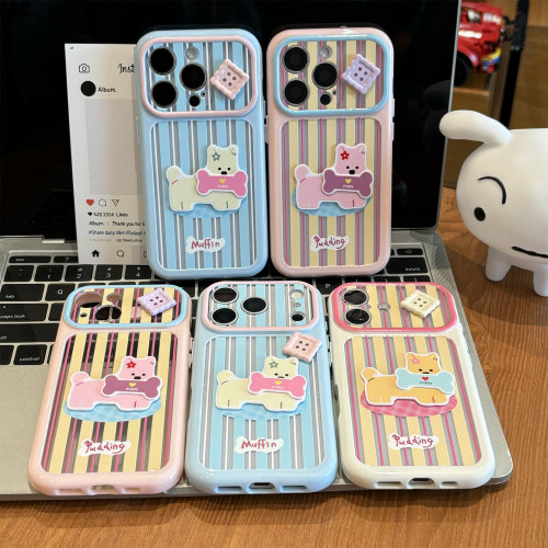 纽扣西高地贴件新款适用苹果18pro手机壳iPhone17max16小米15华为mate80pura90K70note14荣耀400x300findx9