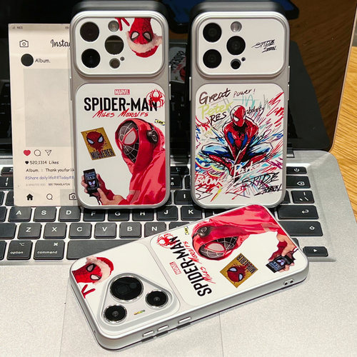潮流蜘蛛侠崭新之日新款适用苹果17pro手机壳iPhone16max14小米17华为mate80pura90K70nova15荣耀400x300s60