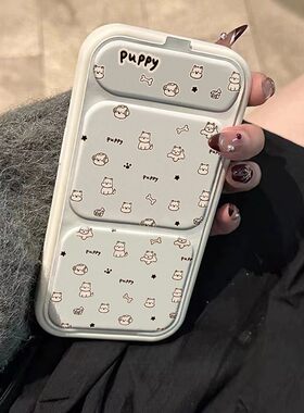 音乐小狗磁吸翻盖皮套新款适用苹果17Pro手机壳iPhone16max12手机壳iPhone15plus小米14华为mate80pura70ip13