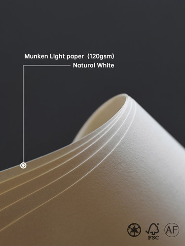 轻型naturalwhite蒙肯纸