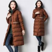 905 大码 断码 妃蝶轩 中长款 清仓 秋冬季 棉衣棉服外套 女装 修身