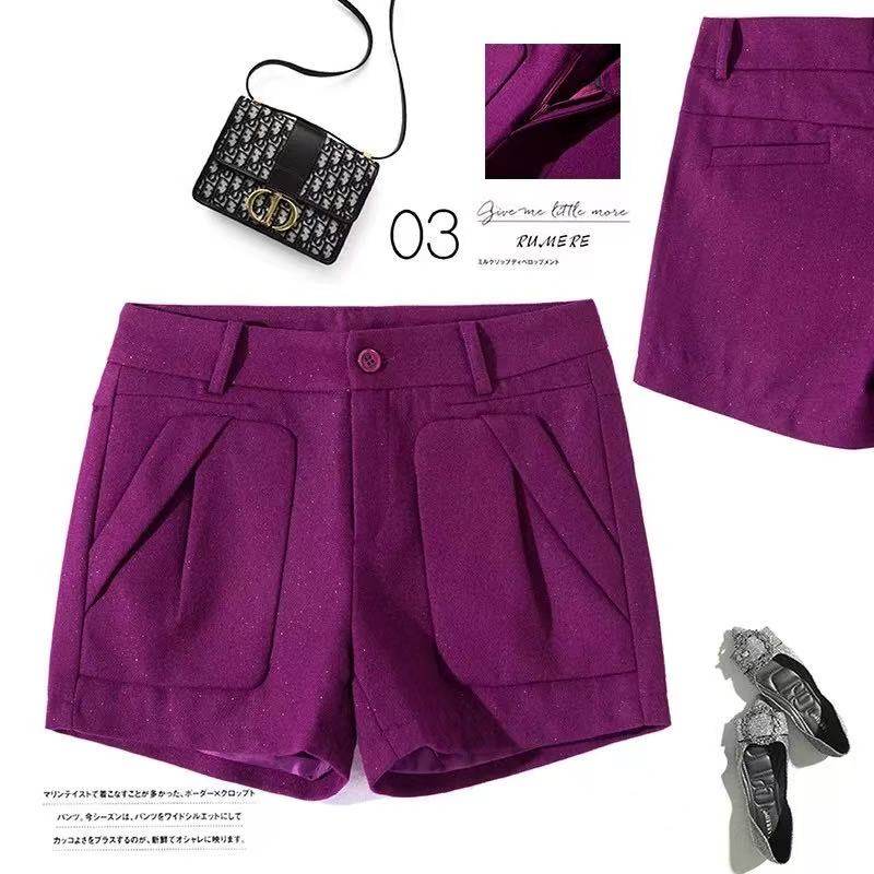 妃蝶轩【断码清仓】春秋时尚百搭羊毛呢短裤热裤休闲裤女8729,女装/女士精品,休闲裤,淘宝优惠券,粉丝福利购,淘宝优惠卷