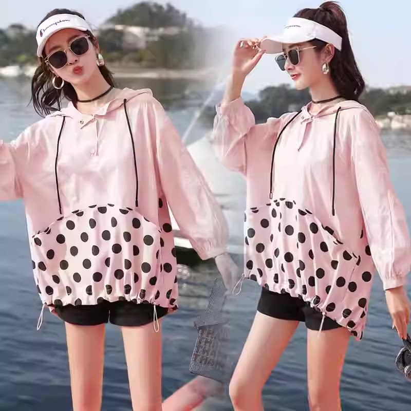 妃蝶轩【断码清仓】大码女装春夏季时尚精品防晒休闲外套 9983