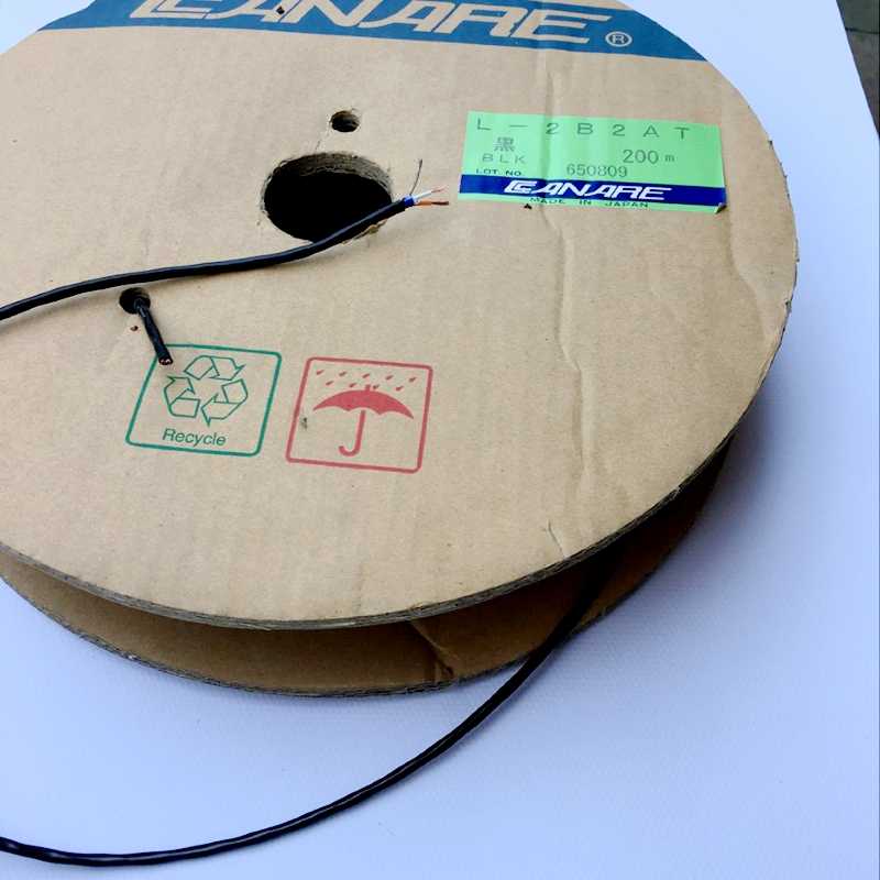 Canare/佳耐美L-2B2AT原装进口 两芯屏蔽音频线 过机线耳机信号线