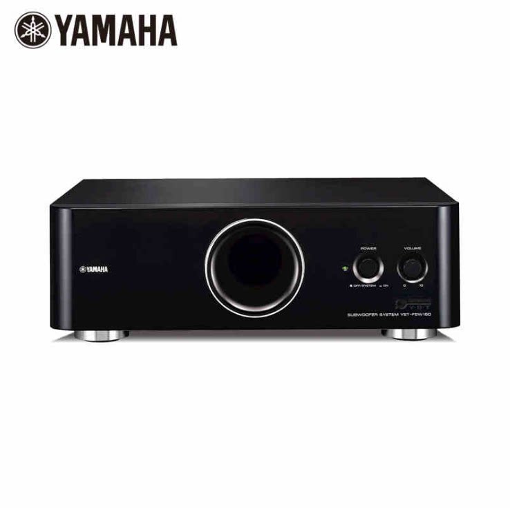 yamaha/雅马哈 yst-fsw050/150卧式超薄低音炮家庭影院有源低音炮