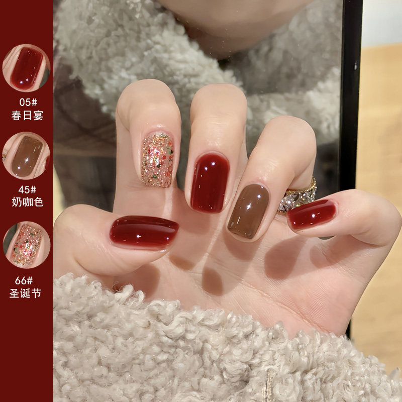 高级免烤指甲油女2025新款快干持久不可剥秋冬色系显白车厘子水性,彩妆/香水/美妆工具,指甲油,淘宝优惠券,粉丝福利购,淘宝优惠卷