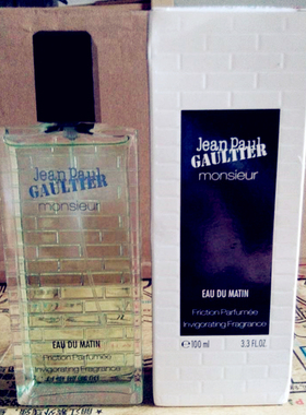 现货JP Gaultier Monsieur Invigorating高堤耶男士活力香水100ml