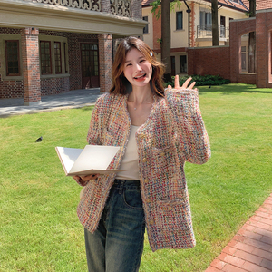 【现货】彩虹小香风重工艺毛呢外套155-2450-P195控260图片