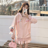 【下架】设计师款连帽套裙（玩偶可拆卸）155-8511-P150控230，女装套装/套裙，世纪海洋