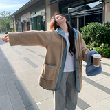 羊羔毛颗粒连帽外套155-156-P175控249，女装皮草，世纪海洋