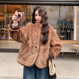 皮毛一体羊羔毛外套155-8706-P225K325，女装短外套，世纪海洋