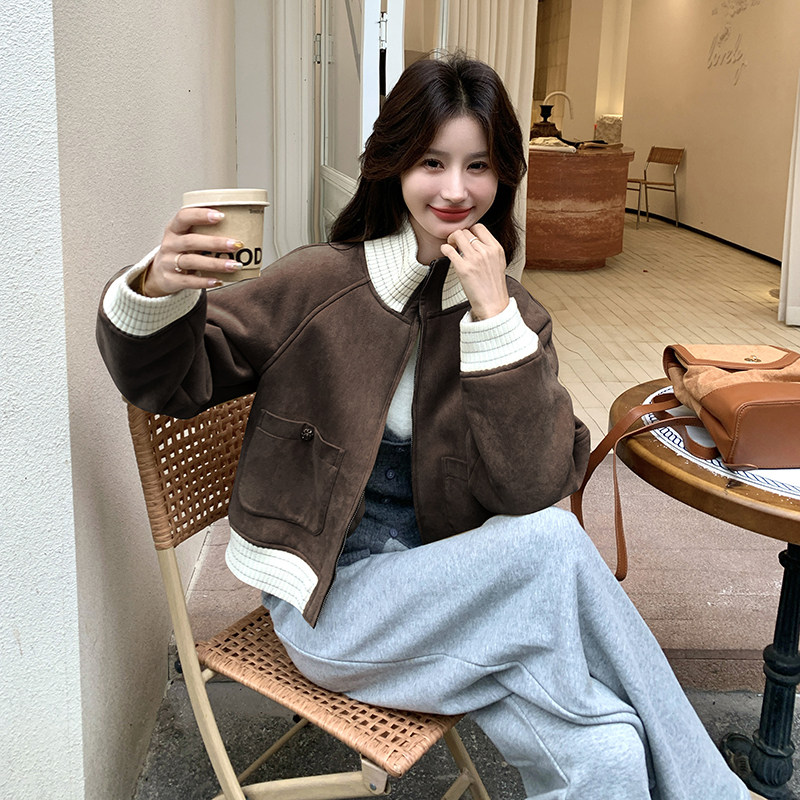 皮毛一体外套155-8687-P185K260,女装短外套,世纪海洋