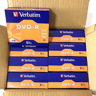 VerbatimDVD-R威宝DVD刻录盘 4.7G 16X空白光盘120min分钟单片装