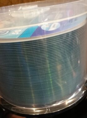 派美雅高光防水可打印光盘1x太阳诱电水蓝盘音乐盘CD-R  50片桶装