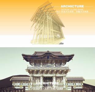 教堂/礼拜/泰姬陵/朗香教堂/神殿/日式/现代/su草图大师模型/素材