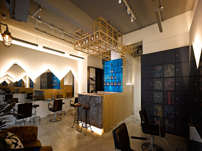 国外美发店/理发店/美容spa商业空间室内设计实景照片参考资料