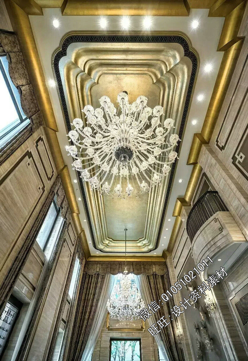 别墅概念方案意向图实景照片欧式豪宅奢华别墅样板房设计