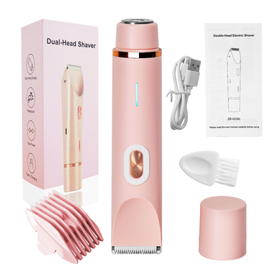 Dual Head Mini Electric Shavers Waterproof Hair Removal