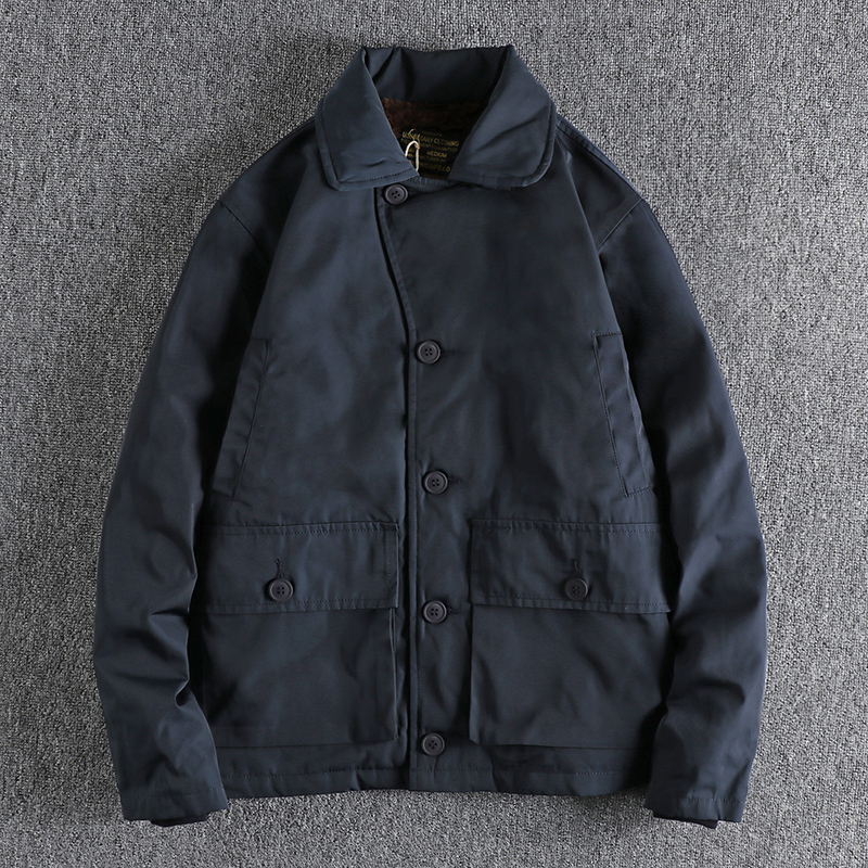新款美式加绒保暖飞行员夹克