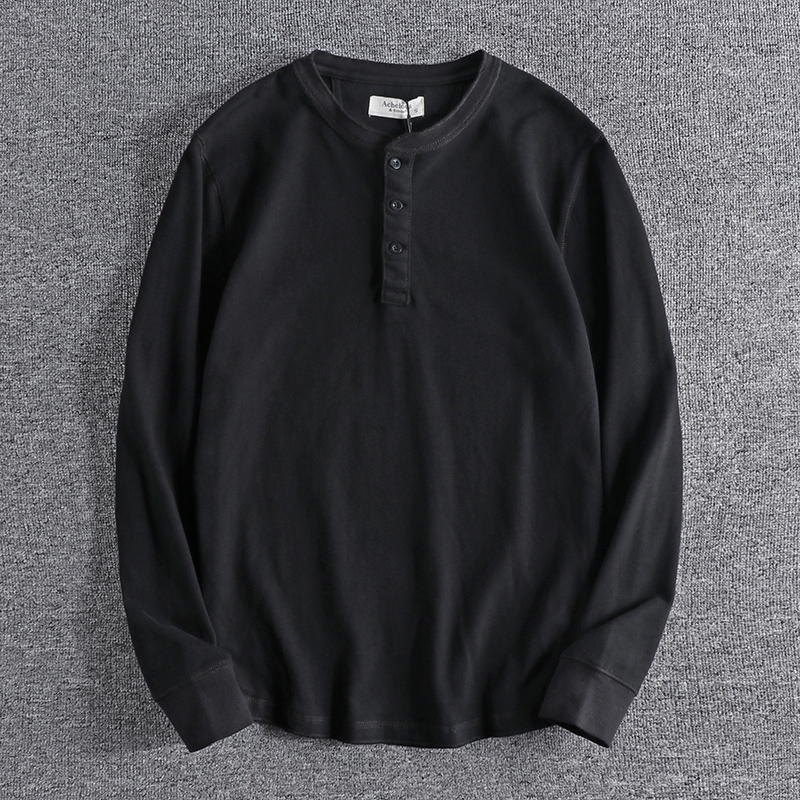 310g高克重水洗棉潮流长袖t恤