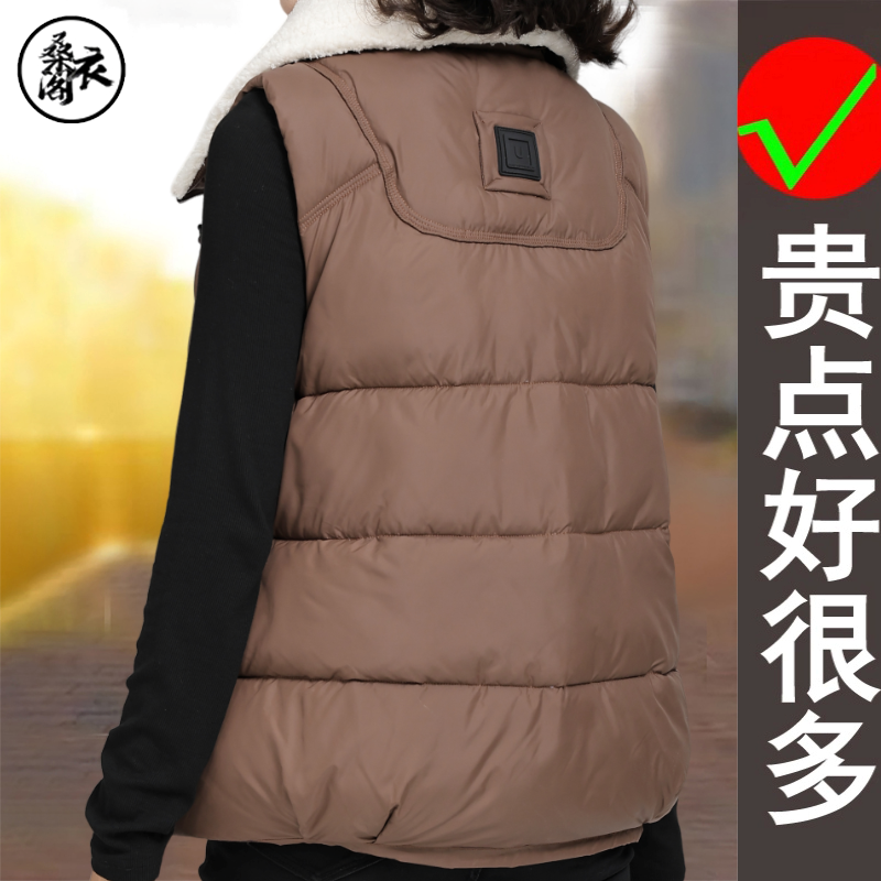 品牌2025时尚冬季新款加绒加厚立领棉马夹女韩版百搭洋气保暖马甲