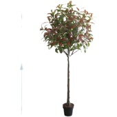 仿真田园植物石楠树1.9米盆栽客厅室内田园桂花叶室内落地