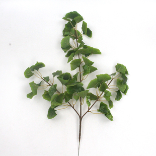 仿真植物银杏叶绿植假银杏树叶家居装饰摆设园林工程造景厂家直售