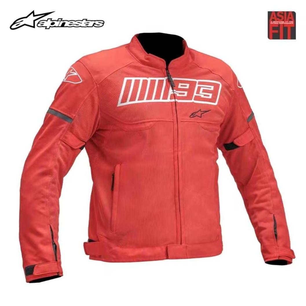 A星夏季机车服摩托车服网眼透气马奎斯联名MM93骑行服男LOSAIL V3