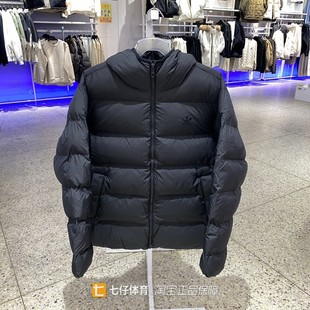 Adidas阿迪达斯正品冬季新款男三叶草连帽保暖运动休闲棉服JX4123