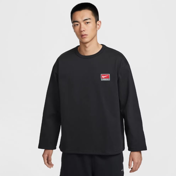 Nike耐克正品新款春秋男子圆领针织纯棉休闲户外卫衣套头衫IF1340