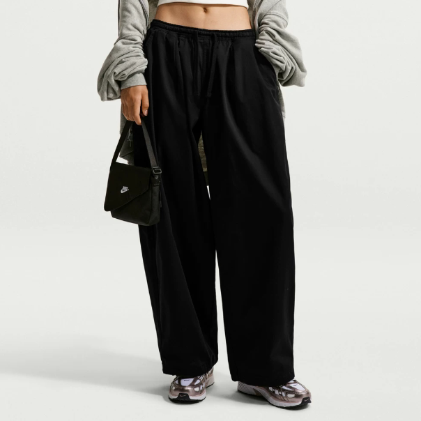 Nike耐克正品新款春秋季女款宽松工装风收脚松紧梭织长裤IM8410