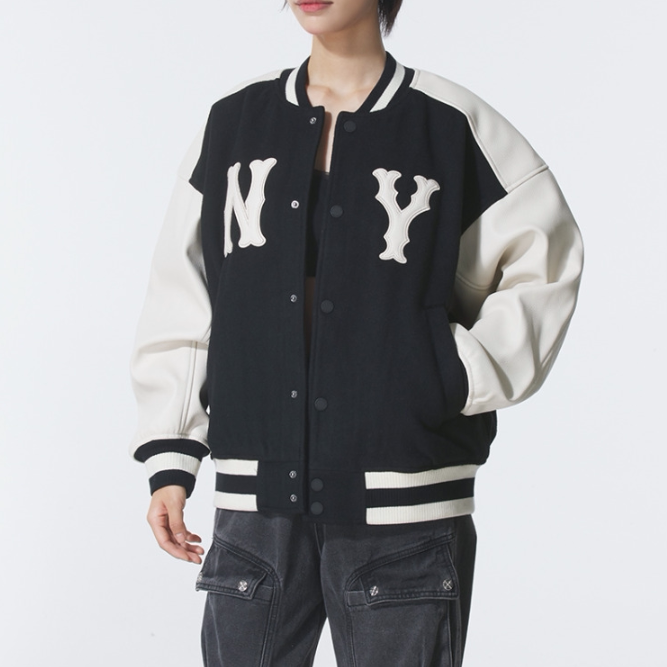 MLB正品新款秋季男女通用加绒户外运动休闲棒球服外套3AJPB0854