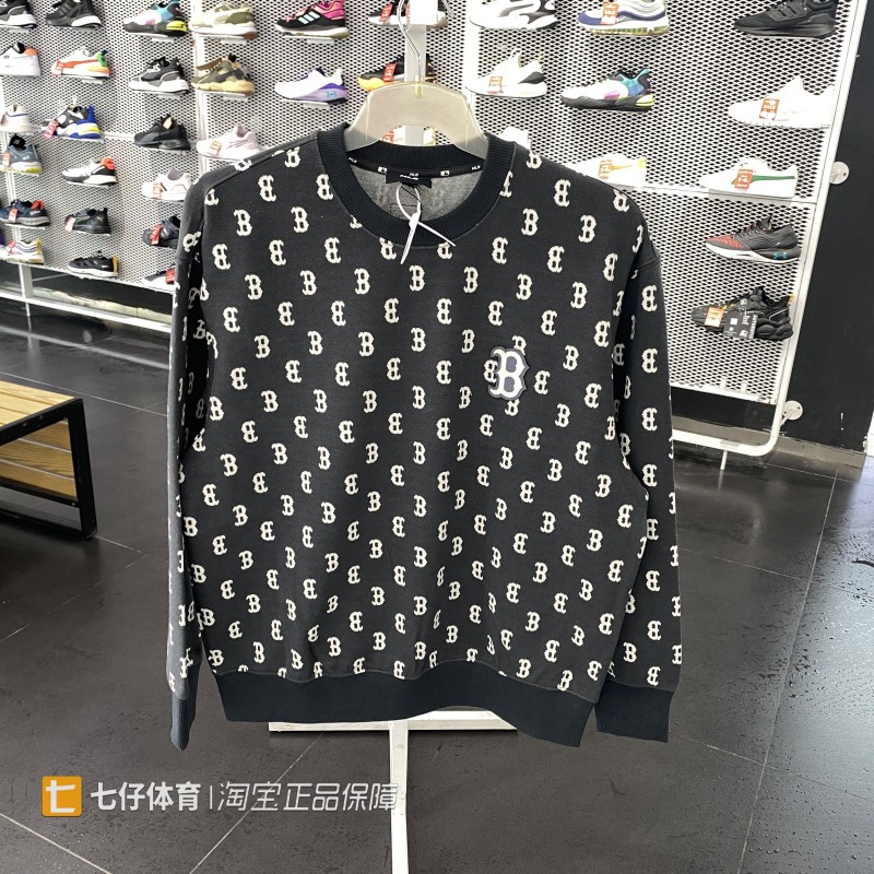 MLB正品男女圆领休闲长袖卫衣