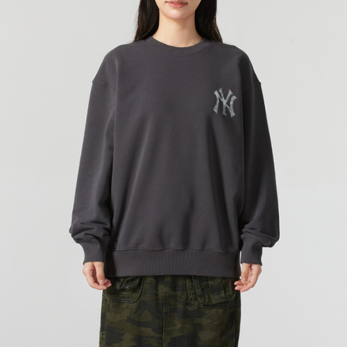 MLB正品男女同款圆领卫衣套头衫