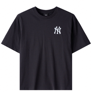 MLB正品新款夏季儿童款时尚百搭涂鸦纽约洋基短袖T恤7ATSB3563