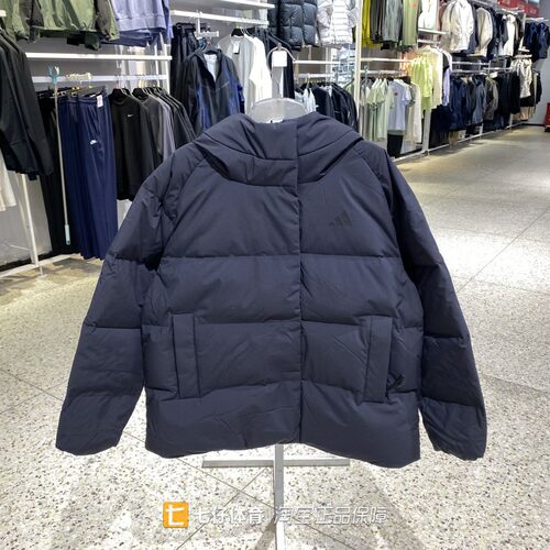 Adidas阿迪达斯正品冬季新款女连帽防风保暖百搭休闲羽绒服LE4959
