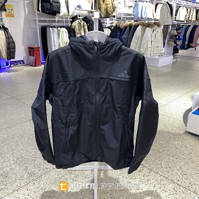 Adidas阿迪达斯正品新款男款连帽抓绒保暖运动休闲夹克外套KA1307