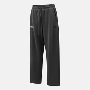 Adidas阿迪达斯正品 春季 男子直筒针织平口运动休闲长裤 KR2579 新款