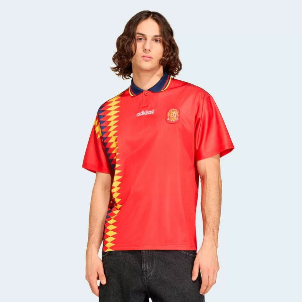 Adidas阿迪达斯正品新款夏季男款复古款西班牙球服短袖T恤JN3707