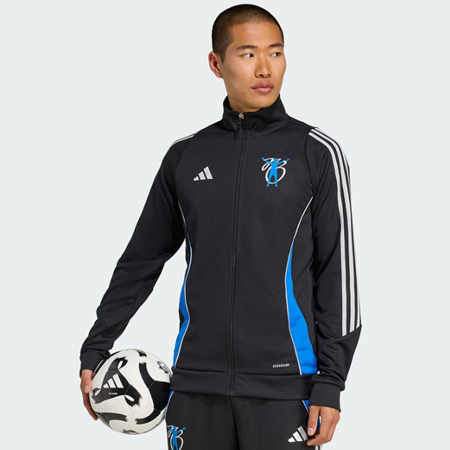 Adidas阿迪达斯正品新款春秋男款高领拉锁印花卫衣夹克外套JX6299