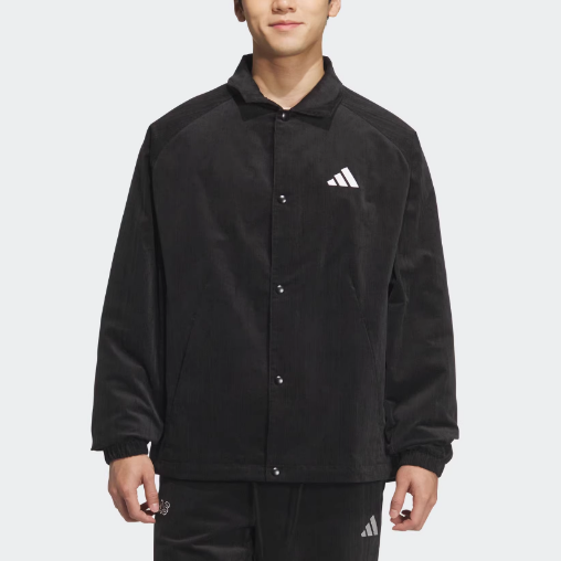 Adidas阿迪达斯正品新款春秋男子翻领梭织休闲百搭夹克外套KR0217